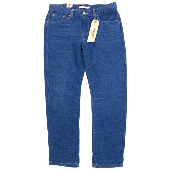 Levi's Denim - Levi's Boyfriend Jeans Cotton Knit Mid Rise